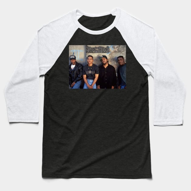 Boyz n The Hood - BTS Baseball T-Shirt by M.I.M.P.